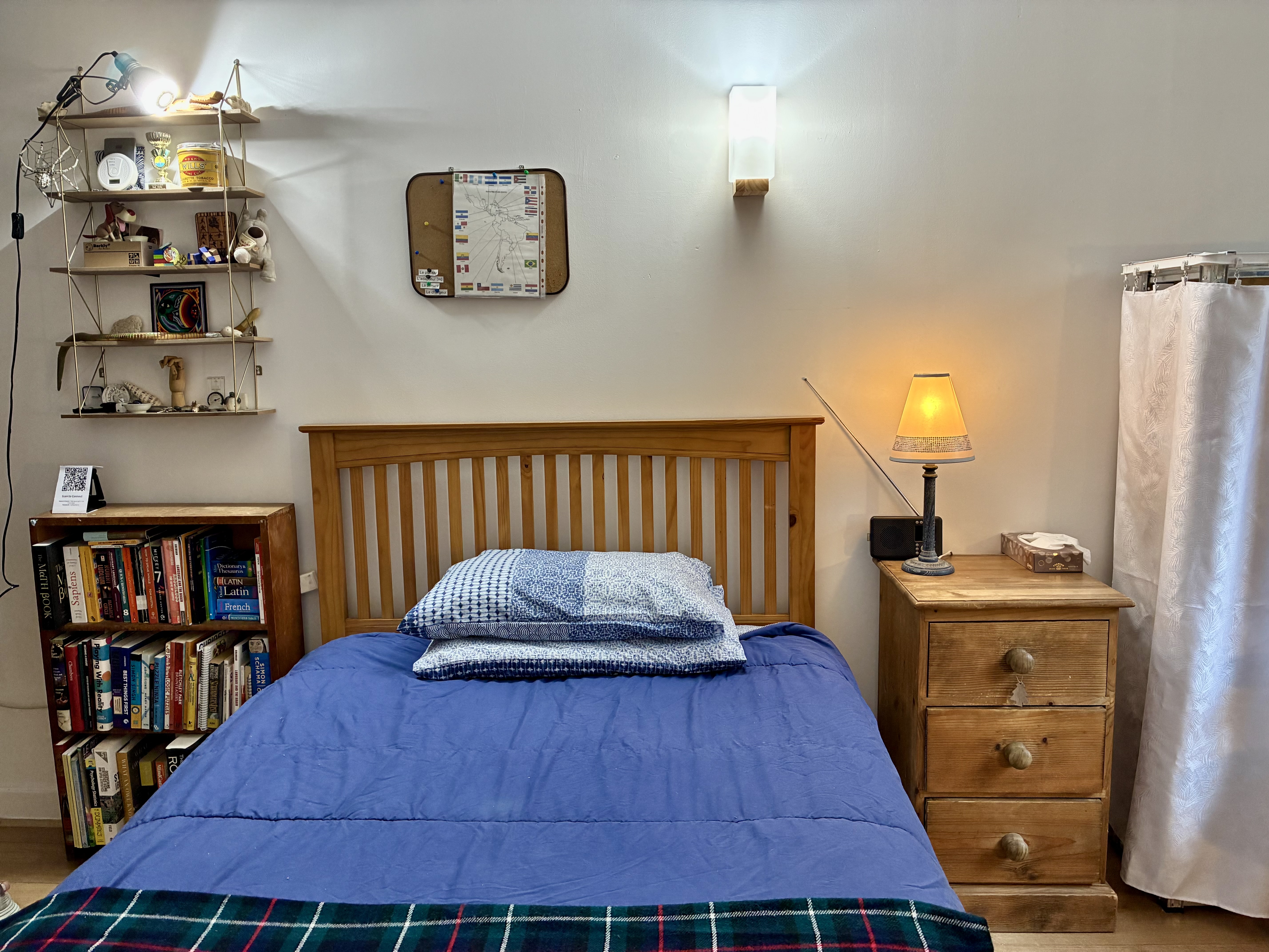 Beautifully staged Airbnb bedroom by Florin Cumpanasu
